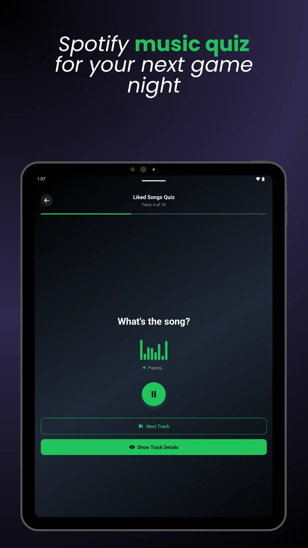Tapzz (formerly Spotiguess) screenshot