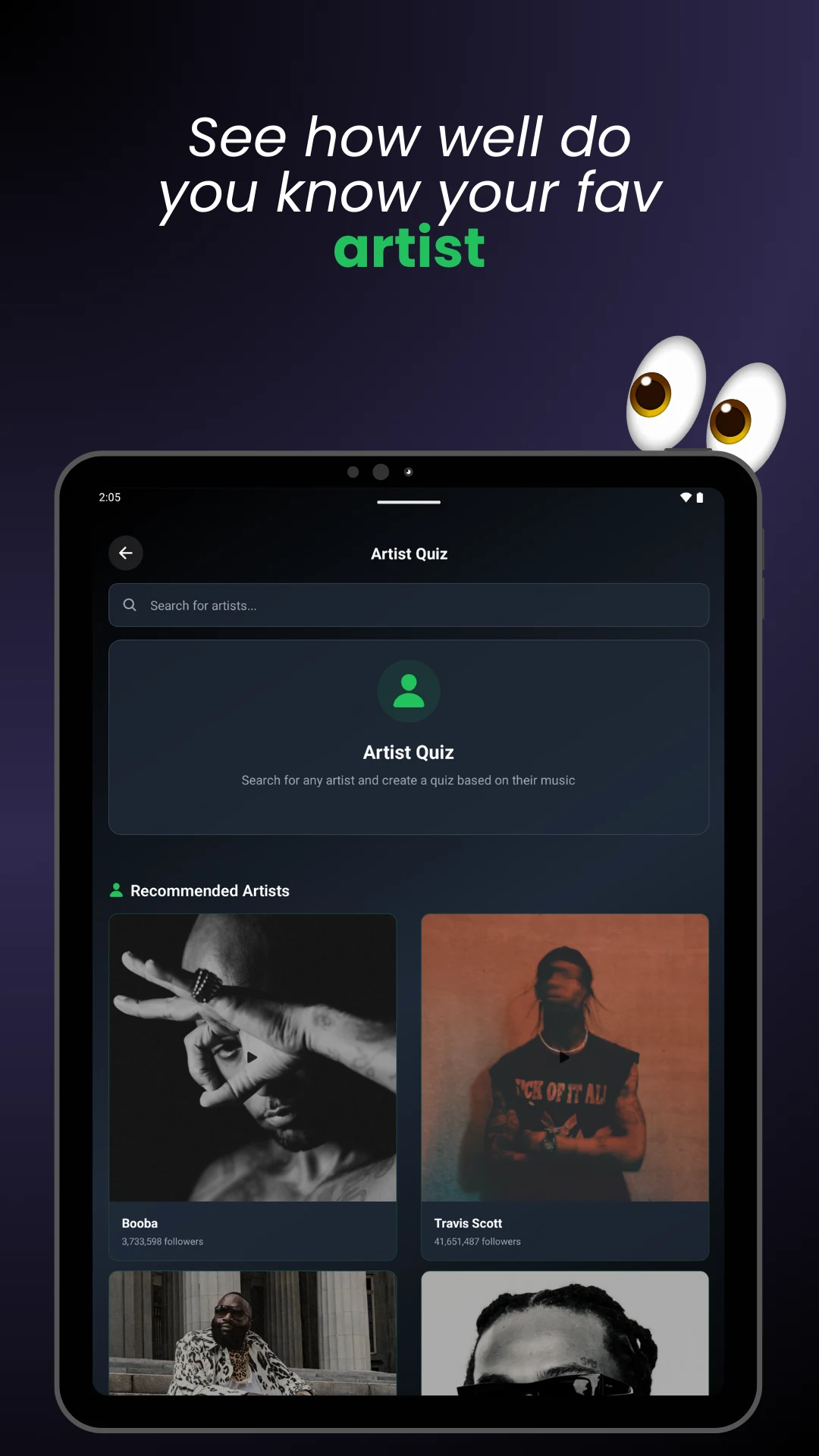 Tapzz (formerly Spotiguess) screenshot